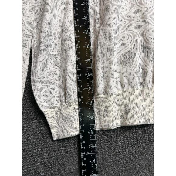 Robert Graham Sweater Mens 2XL Light Grey Taurus Classic Fit Linen Crewneck - Picture 6 of 7